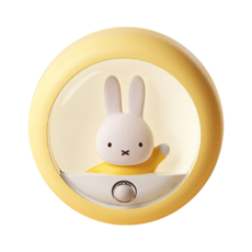 Mipow MIFFY 米菲 可愛運動感應夜燈, 2種模式和2種亮度, 黃色