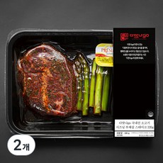 다맛나go 국내산 소고기 시즈닝 부채살 스테이크 (냉장), 2개, 220g