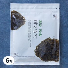 완도 명품 꼬시래기, 1kg, 6개