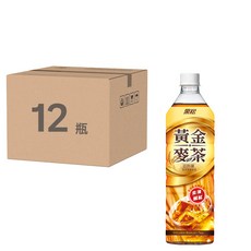 黑松黃金麥茶, 去油解膩, 低熱量, 980mL, 12瓶