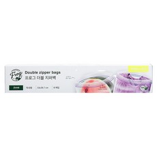 FROG CLEAN SMART 冷藏用雙層密封夾鏈袋, 特大(XL), 8入, 1個