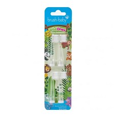 brush-baby 聲波電動牙刷替換刷頭 Set 4入, WildOnes系列, 0-10歲適用, BabySonic, 1組