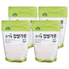 [오가닉스토리] 오가닉스토리 유기농 찹쌀가루, 500g, 4개