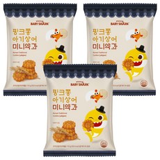 핑크퐁 아기상어 미니약과, 110g, 3개