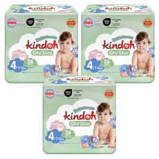kindoh 優質O Slim Bebe Guard尿布 幼兒用 褲型, 4階段, 78張