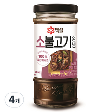 백설 소불고기 양념, 290g, 4개