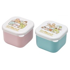 스케이터 MO1WAG 미니 항균용기 130ml x 2종 세트, 스미코구라시, 1세트