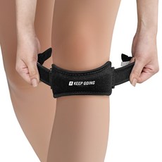 리드홈 킵고잉 고탄력 쿠션 무릎보호대, 1개, 블랙
