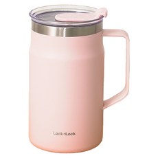 LocknLock 樂扣樂扣 都會馬克杯 456g 650ml, 粉色, 1個