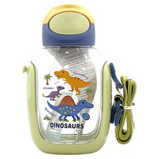 Skater 兒童吸管透明冷水壺, 530ml, 1個, 恐龍