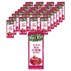 TREE TOP 樹頂 100%石榴莓綜合果汁 200ml*24入, 48入