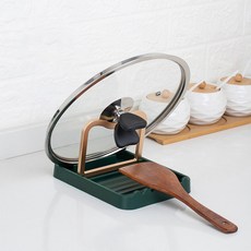 Aniwon Pick掛式湯勺鍋具烹飪工具置物架, 綠色, 1個