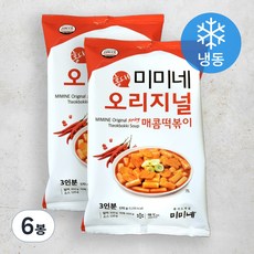 미미네 오리지널 매콤 떡볶이 (냉동), 570g, 6봉