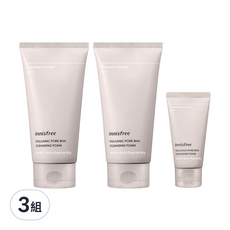 INNISFREE 火山泥毛孔調理洗面乳 BHA, 5.29 Oz / 150g, 350g, 3組