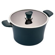 HAPPYCALL IH爐適用Eden系列附蓋雙耳燉鍋, Stuckyi Green, 28cm, 1個