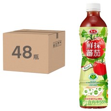 愛之味 鮮採蕃茄汁Oligo腸道保健, 530ml, 48瓶