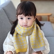 우주아이 아동용 코코체크 목도리
