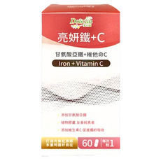 Dolican 多立康 亮妍鐵+C, 含鐵和維生素C, 60粒/盒, 60顆, 29.7g, 1盒