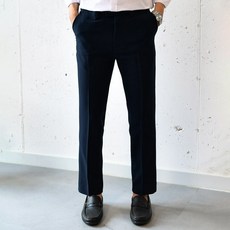 남성용 사계절 허리 시크릿 옆밴드 스판 슬랙스 1002