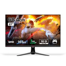 큐닉스 UHD 모니터
 큐닉스 QHD 나노 IPS 165Hz 게이밍 모니터 68.4cm QHD27L REAL 165 NANO-IPS