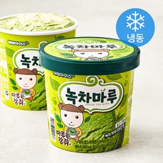 해태아이스크림 녹차마루 (냉동), 660ml, 2개 - 옛마루