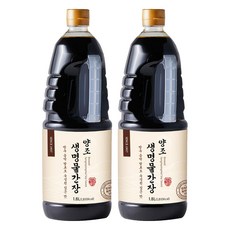 신앙촌 양조 생명 물간장, 1.8L, 2개