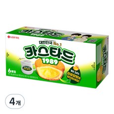 롯데웰푸드 카스타드 오리지널, 138g, 4개