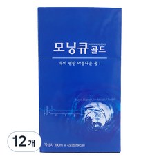 모닝큐 골드 쾌변 숙변 장청소 음료, 100ml, 12개