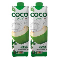 Cocoplus 100% 純椰子水 1000毫升, 1L, 2瓶