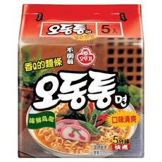 OTTOGI 不倒翁 烏龍拉麵 海鮮風味 120g, 5包