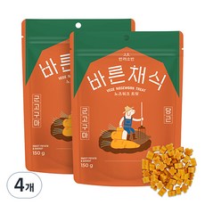 반려소반 바른채식 노즈워크 트릿, 군고구마 + 당근 혼합맛, 150g, 4개 - 반려소반