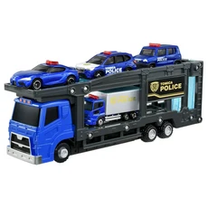 TAKARA TOMY 出動! TOMICA警察運輸車組 附TOMICA小汽車4台