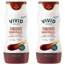 VIVID KITCHEN 低熱量燒烤醬, 320g, 2個