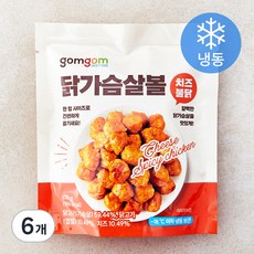 곰곰 닭가슴살볼 치즈불닭, 100g, 1개입, 6개 100g, 6개