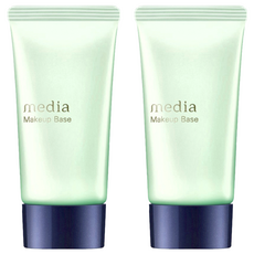 media 媚點 美肌修色粧前乳, 高保濕 提亮膚色, 綠色, 2條