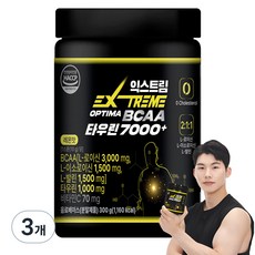 익스트림 OPTIMA BCAA 타우린 7000+, 300g, 3개