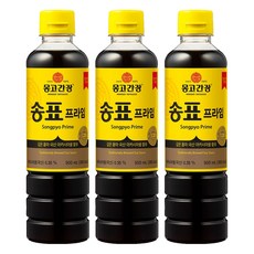 몽고간장 송표 프라임, 500ml, 3개
