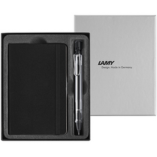 LAMY 비스타 샤프 투명 + 노트 기프트 세트, 0.5mm, 1세트