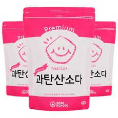 소다스쿨 프리미엄 과탄산소다, 1kg, 3개