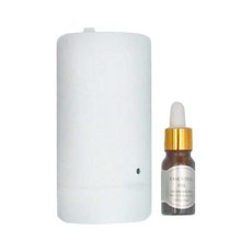 LifeShopping 車用香氛水氧機 CAAD0042BWTS2 (白色) 附2瓶精油