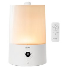 韓國 HAAN Han Kyung Hee Easy Life超低噪音水霧小夜燈超音波加濕器, 白色, 漢安-HD700A