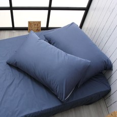伊柔寢飾 德國魯道夫銀離子抗菌枕頭套, S07深藍色, 45x 75cm, 枕頭套 x 2