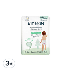 킷앤킨 프리미엄 에코 드라이 팬티형 기저귀 유아용 4단계 (7~12kg) 레오파드 앤 히포, 66매