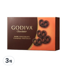 고디바 다크 초콜릿 미니 프레첼, 71g, 3개