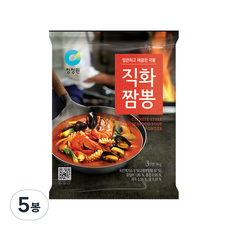 청정원 직화짬뽕분말, 96g, 5개