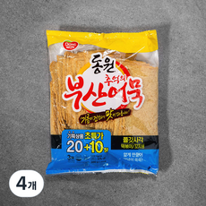 동원에프앤비 추억의 부산어묵 쫄깃사각 30장 990g 4개