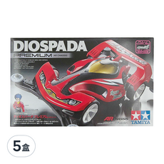 TAMIYA 田宮 四驅車 神劍號 AR底盤 PREMIUM, Red, 5盒