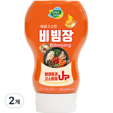 신송 매콤고소한 비빔장, 380g, 2개