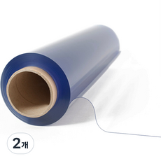 아스테이지 PVC 비닐 필름 0.1mm 914mm x 4m, 투명, 2개