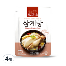 진한 궁중 삼계탕, 1kg, 4개